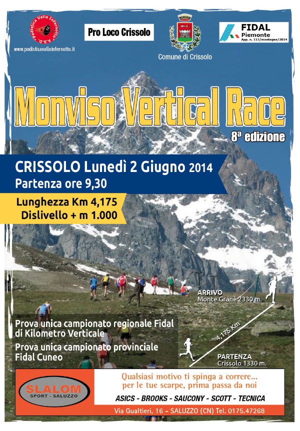 Monviso Vertical Race 2014 - locandina