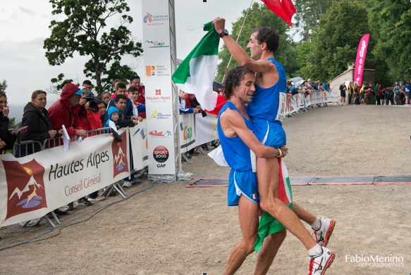 I gemelli Dematteis al Campionato Europeo di Corsa in Montagna - Gap 2014; foto: Fabio Menino