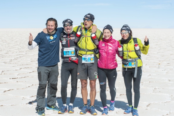 Il team completo di Katia Figini all'Ultra Bolivia Race 2014