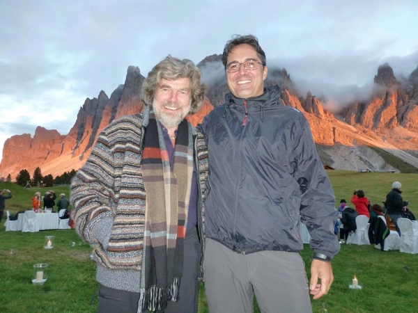 Messner e Kompatscher. Fonte immagine: pagina facebook Kompatscher 