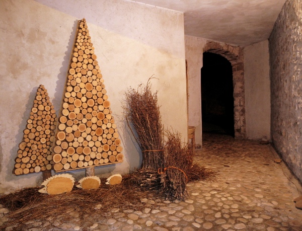 Albero di Natale ad Andreis, nelle Dolomiti Friulane
