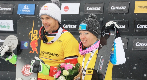Coppa del Mondo di Snowboard: Roland Fischnaller e Marion Kreiner, vincitori a Carezza. Fonte: www.fisi.org