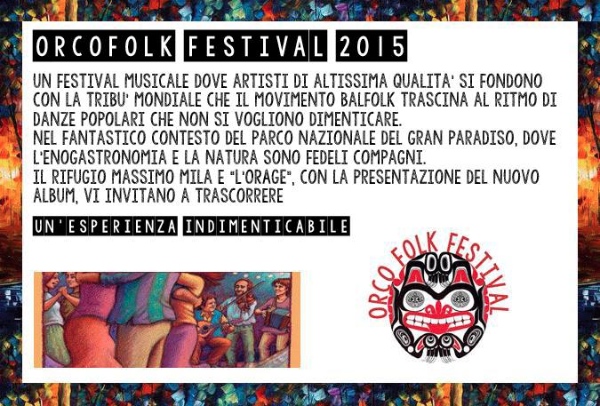 OrcoFolk Festival 2015. Locandina