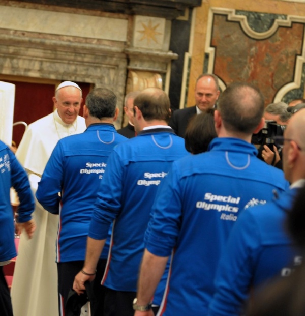 Delegazione Italiana Special Olympics ricevuta da Papa Bergoglio a Roma, 19 giugno 2015 - Hires