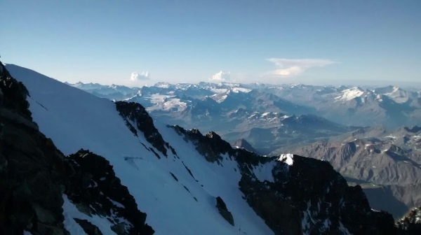 Monte Bianco. Fonte: EvK2CNR