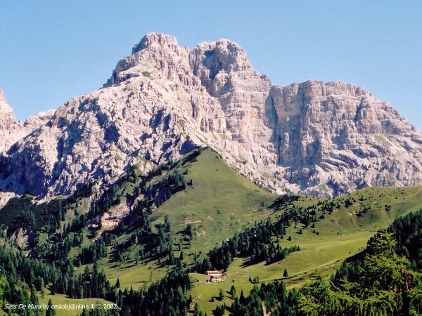 Parco Nazionale Dolomiti Bellunesi: Sass de Mura. Fonte: it.wikipedia.org