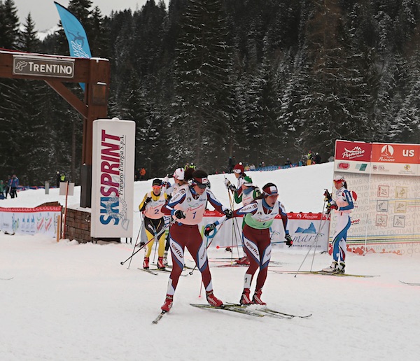 Ski Sprint Primiero Energia 2014. Cambio Stuerz-Debertolis. Fonte: press gara