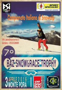 Baz Snow&Race Trophy, prova unica del Campionato Italiano SnowAlp 2016