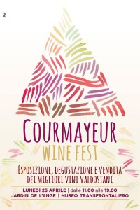 Locandina 2016 "Courmayeur Wine Fest"