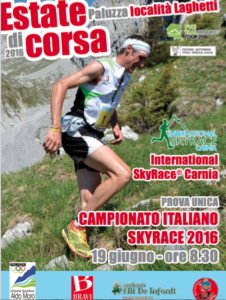 International Skyrace Carnia, locandina 2016