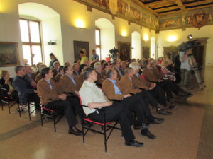 Castello Buonconsiglio, Trento. Celebrazione 90 anni coralità alpina. Fonte: press Sosat