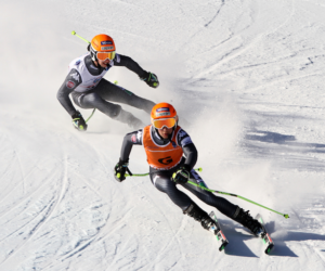 Mondiali Para Sci Alpino, Tarvisio 2017: il duo Bertagnolli-Casal. Foto: Andrea Carloni