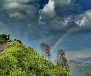 Parco Nazionale Val Grande: arcobaleno all'Alpe Pra. Foto: Massimo Mattioli. Fonte: sito Parco
