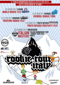 Rookie Tour Italy 2017. Locandina