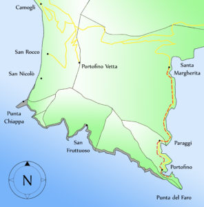 cartina portofino santa