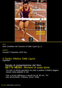 serata 7 nero celle venerdì 11 dicembre NUOVO