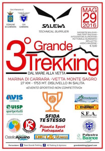 Grande Trekking dal Mare alla Vetta. Locandina 2016