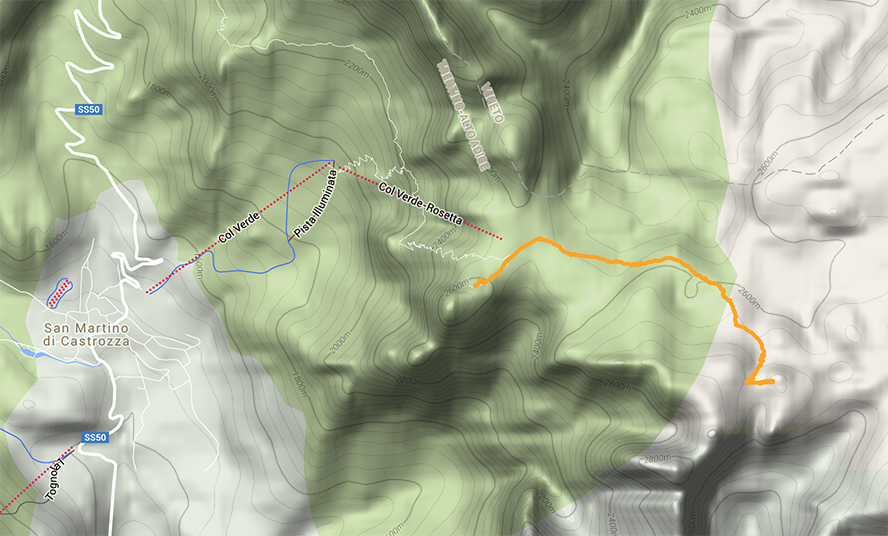 Traccia gps