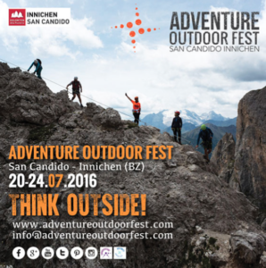 Adventure Outdoor Fest 2016, cover brochure