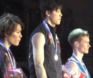 Coppa del Mondo Boulder IFSC, India 2016 - Podio maschile. Fonte: IFSC