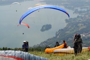 Parapendio. Fonte: press FIVL