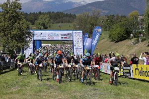 ValdiNon Bike 2016, partenza. Fonte: press gara