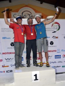 Podio maschile. Fonte: Gustavo Vitali/FIVL