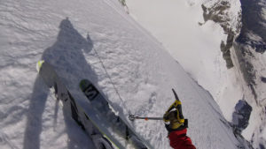 Dent Blanche. Soggettiva della discesa. Fonte: press Eider