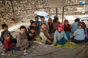 Iniziati i lavori per la scuola di Jharlang, Nepal. Foto: Fioretti-Todesco.