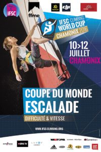 Locandina Coppa del Mondo di Arrampicata, Chamonix 2016
