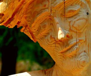 Scultura in legno. Fonte: rifugiolevimolinari.it
