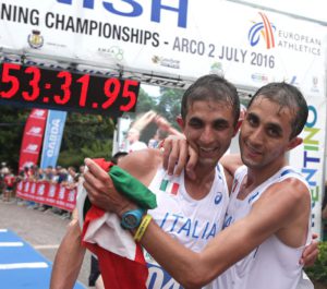Europei di corsa in montagna ad Arco, 2016. I fratelli Dematteis. Foto: newspower.it