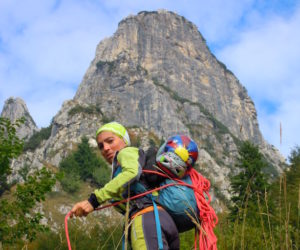 Annalisa Fioretti, Torre dell'Emmele, Piccole Dolomiti. Foto arch. Fioretti-Todesco
