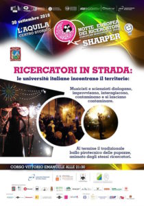 locandina Ricercatori in strada 2016