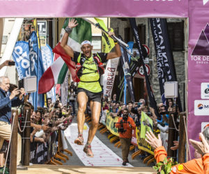 Tor des Géants®2016: Oliviero Bosatelli all'arrivo. Foto: Stefano Jeantet