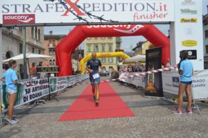 Strfexpedition 2016: Jimmy Pellegrini al traguardo. Fonte: press gara