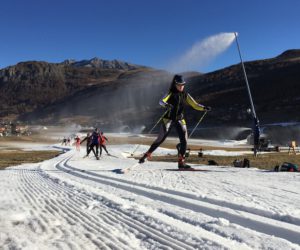 Pista di Fondo allestita a ottobre 2016, Livigno