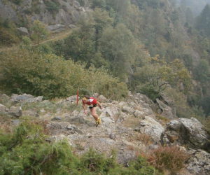 Paolo Bert a Rubinella. Fonte: Trail degli Invincibili