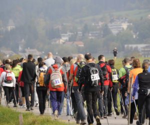 Ciaminada Nonesa Nordic Walking 2013, partenza. Foto: Andrea Zorzi