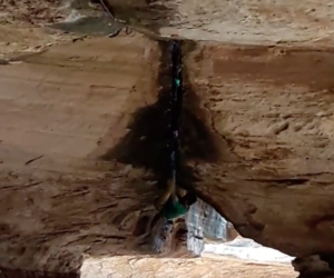 Tom Randall su Crown of Thorns. Fonte: Instagram, video di Pete Whittaker