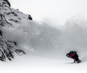 Click On The Mountain 2016, Best Photo and Best Light Effect. Roberto Bragotto - Team Italia - Tom Klocker. Fonte: press Courmayeur