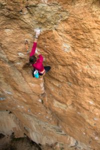 Anak Verhoeven ripete "La Reina Mora" a Siurana. Foto: Sébastien Richard.