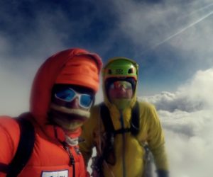 Zsolt Torok e Vlad Capusan, prima ascensione del Saldim Ri. Foto: Vlad Capusan
