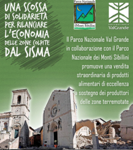 locandina "Una scossa di solidarietà"