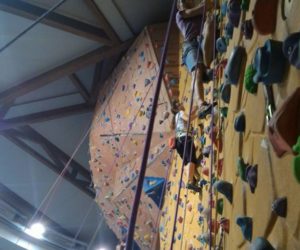 Palestra di arrampicata al Palamonti, Bergamo. Fonte: facebook