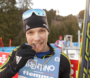 Rampa con i Campioni 2017: Escher. Fonte: fiemmeworldcup
