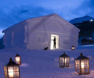 Livigno: Baita di neve