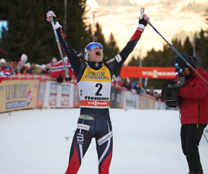 Tour de Ski, Final Climb 2017: Heidi Weng. Fonte: fiemmeworldcup.com