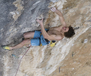 Adam Ondra su "Pachamama", Oliana. Foto: Petr Piechowicz