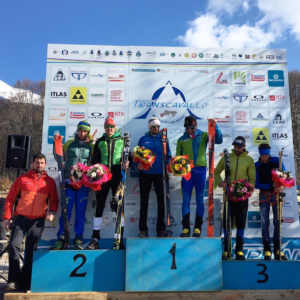 Transcavallo 2017. Podio maschile. Fonte: facebook